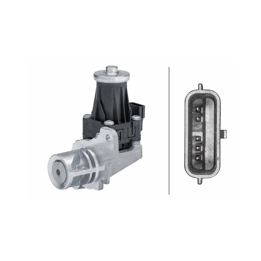 HELLA AGR-Ventil 6NU 014 864-691 f&uuml;r MERCEDES-BENZ NISSAN RENAULT, oben, unten