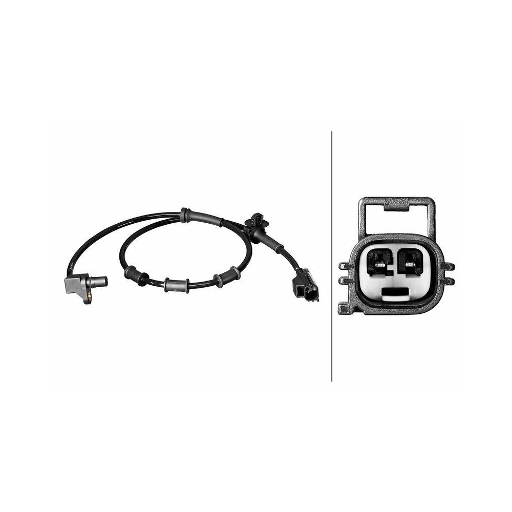 HELLA Sensor, Raddrehzahl 6PU 358 218-911 f&uuml;r CHRYSLER GENERAL MOTORS