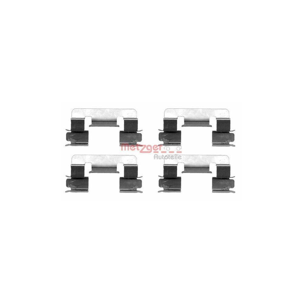 Zubeh&ouml;rsatz, Scheibenbremsbelag METZGER 109-1293 f&uuml;r TOYOTA, Vorderachse