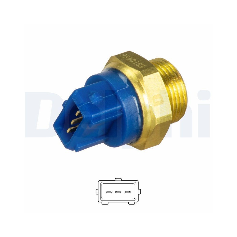 DELPHI TS10486 Temperaturschalter, K&uuml;hlerl&uuml;fter f&uuml;r OPEL VAUXHALL GENERAL MOTORS