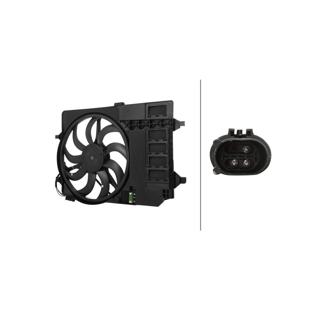 HELLA Lüfter, Motorkühlung 8EW 366 420-591 für BMW MINI