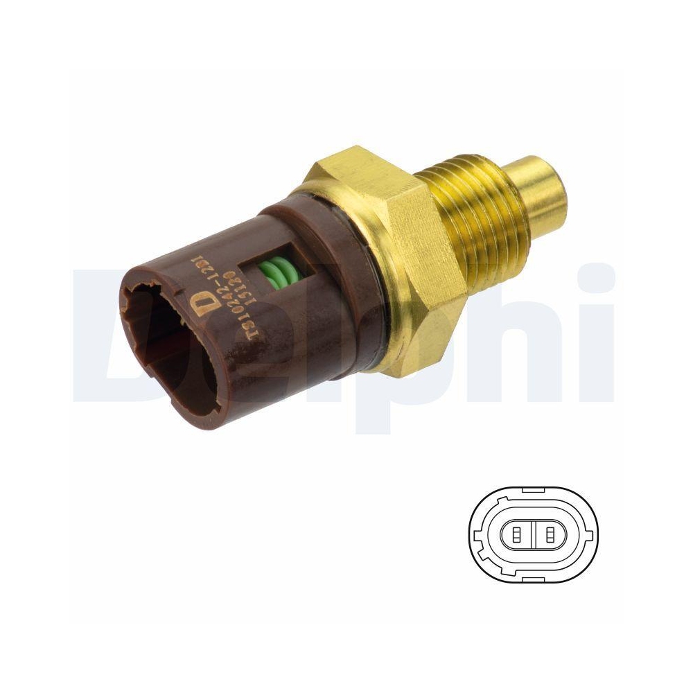 DELPHI TS10490 Sensor, K&uuml;hlmitteltemperatur f&uuml;r OPEL RENAULT VAUXHALL