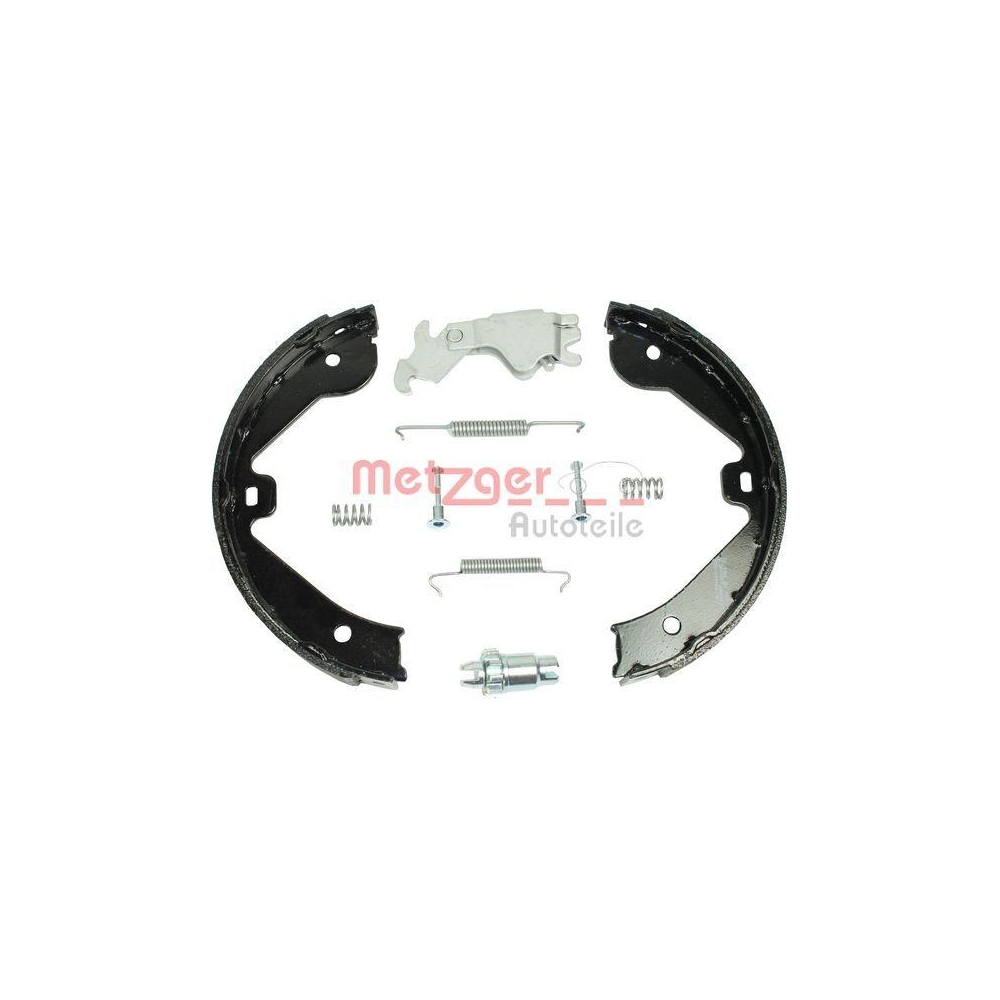 Bremsbackensatz, Feststellbremse METZGER 0152026 f&uuml;r MERCEDES-BENZ PORSCHE VAG