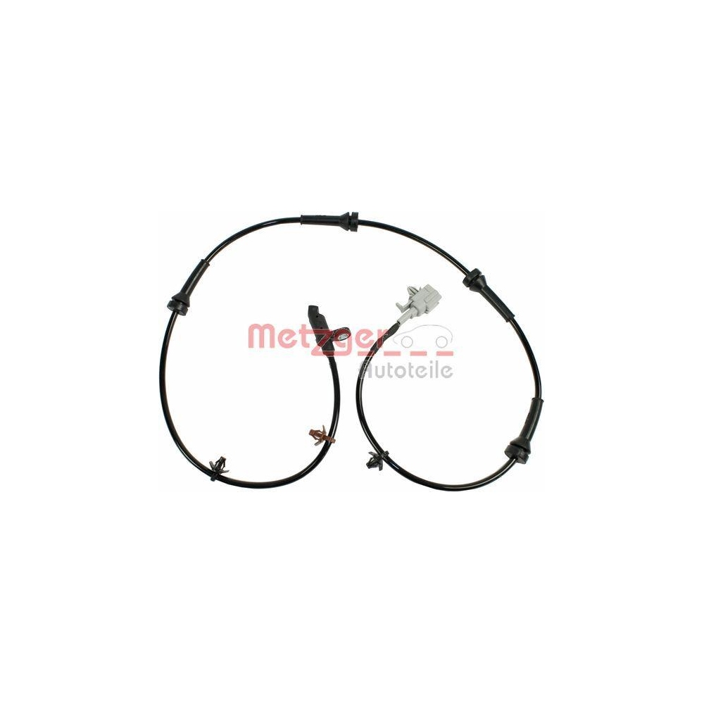 Sensor, Raddrehzahl METZGER 0900839 f&uuml;r NISSAN RENAULT, Hinterachse links