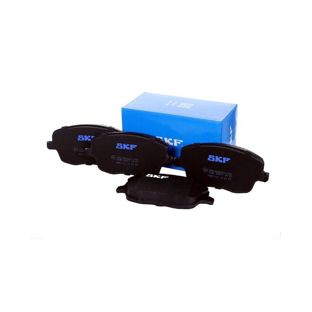 Bremsbelagsatz, Scheibenbremse SKF VKBP 80517 f&uuml;r SEAT SKODA VW, Vorderachse