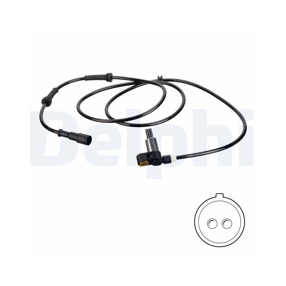 DELPHI SS20749 Sensor, Raddrehzahl f&uuml;r RENAULT, Hinterachse rechts