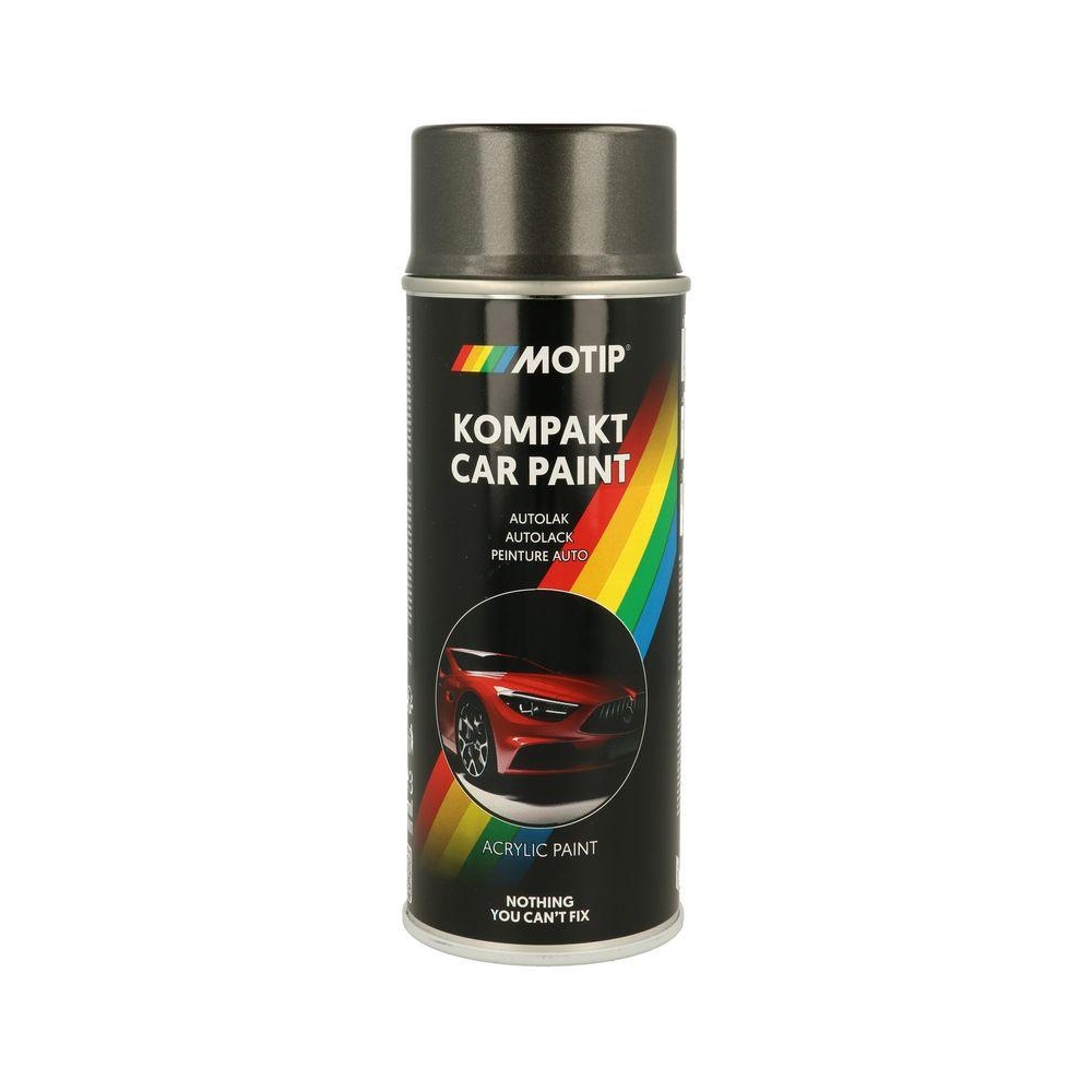 Fahrzeug-Kombinationslack MOTIP 51072 KOMPAKT AUTOLACK grau metallic 400 ml für