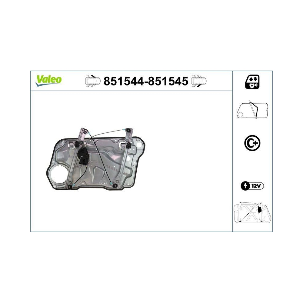 Fensterheber VALEO 851544 für VW, vorne links