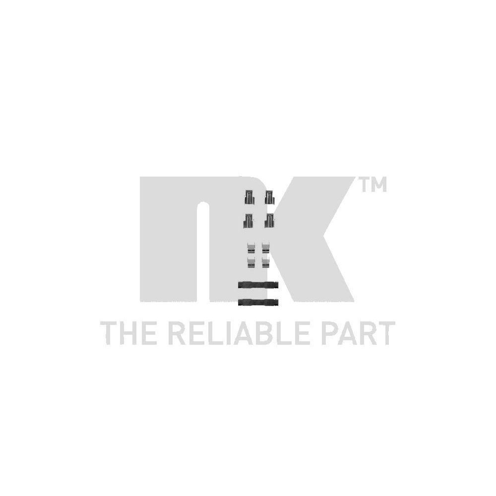 Zubeh&ouml;rsatz, Scheibenbremsbelag NK 7999071 f&uuml;r, Hinterachse, Vorderachse