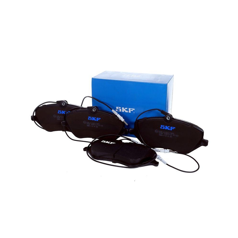 Bremsbelagsatz, Scheibenbremse SKF VKBP 80519 E f&uuml;r CITRO&Euml;N PEUGEOT, Vorderachse