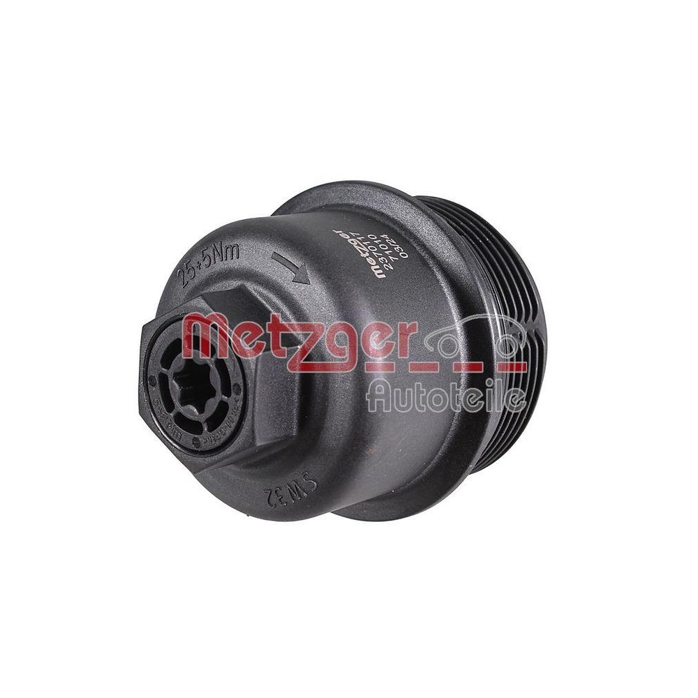 Deckel, Ölfiltergehäuse METZGER 2370117 für BMW