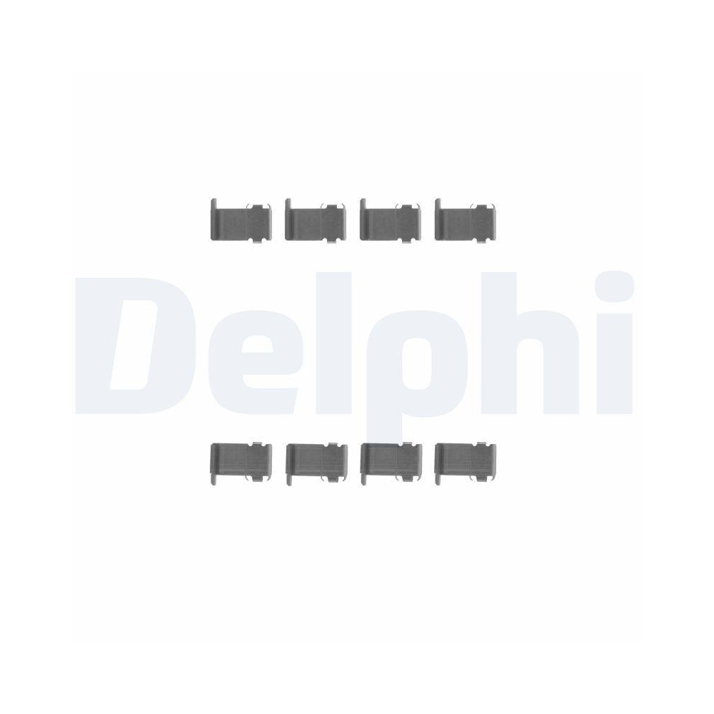 DELPHI LX0226 Zubeh&ouml;rsatz, Scheibenbremsbelag f&uuml;r, Vorderachse
