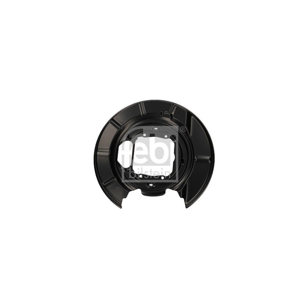 FEBI BILSTEIN Spritzblech, Bremsscheibe 197154 f&uuml;r BMW, Hinterachse links