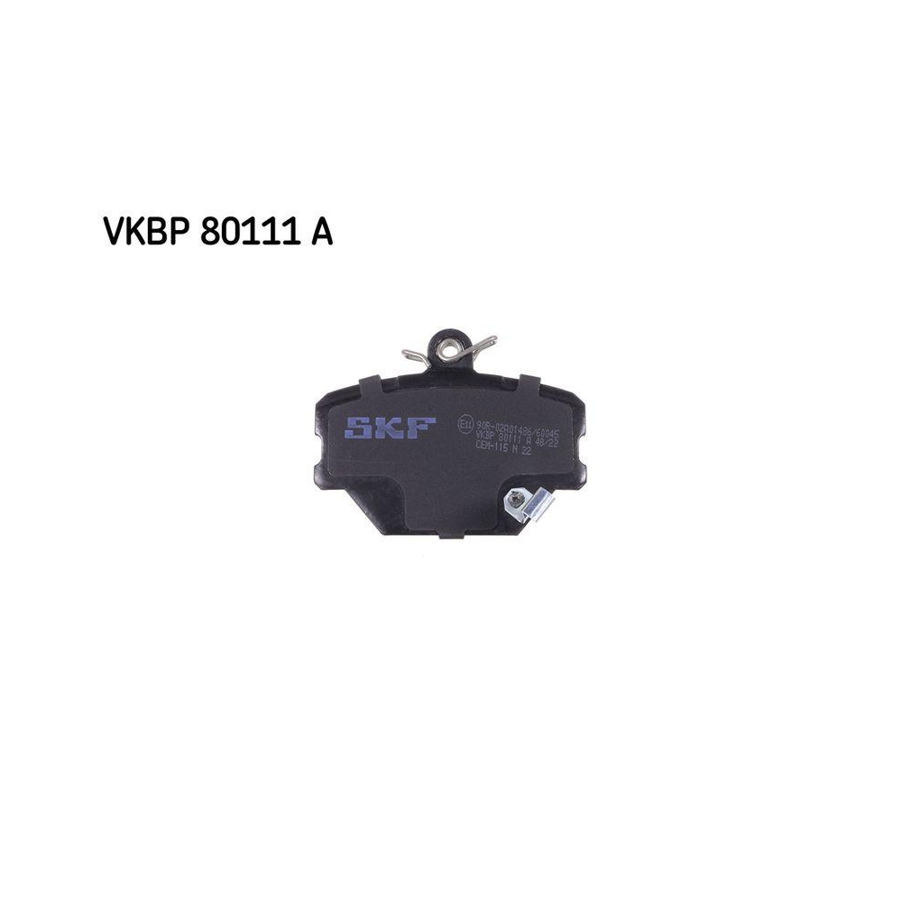 Bremsbelagsatz, Scheibenbremse SKF VKBP 80111 A für SMART, Vorderachse