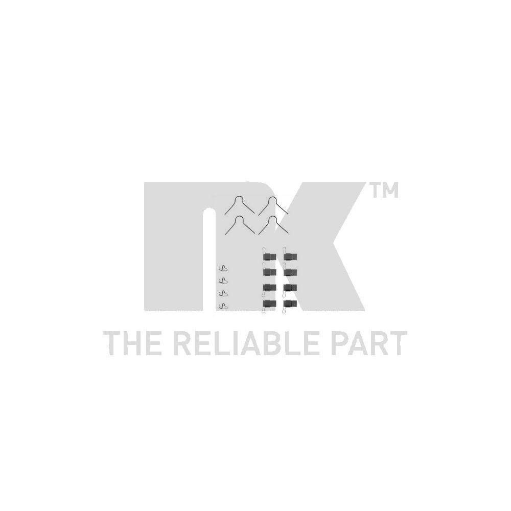 Zubeh&ouml;rsatz, Scheibenbremsbelag NK 7999089 f&uuml;r, Vorderachse