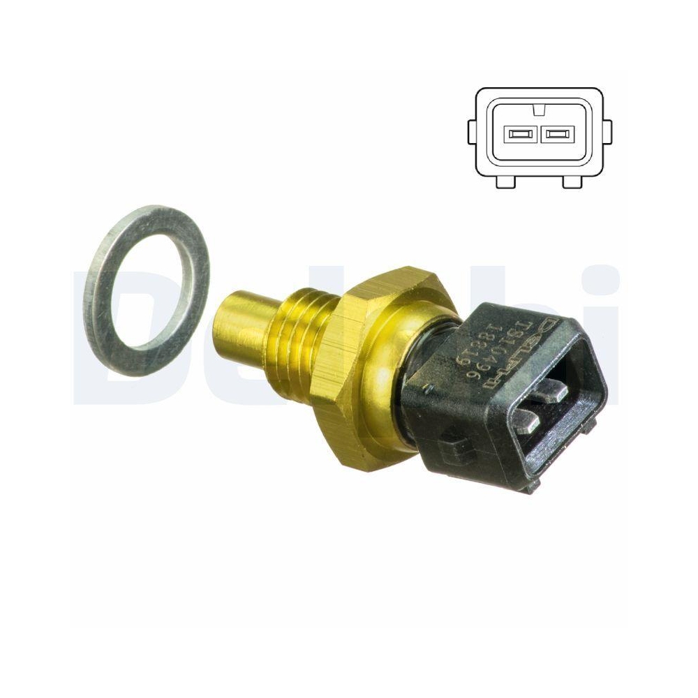 Sensor, Kühlmitteltemperatur DELPHI TS10496 für VOLVO