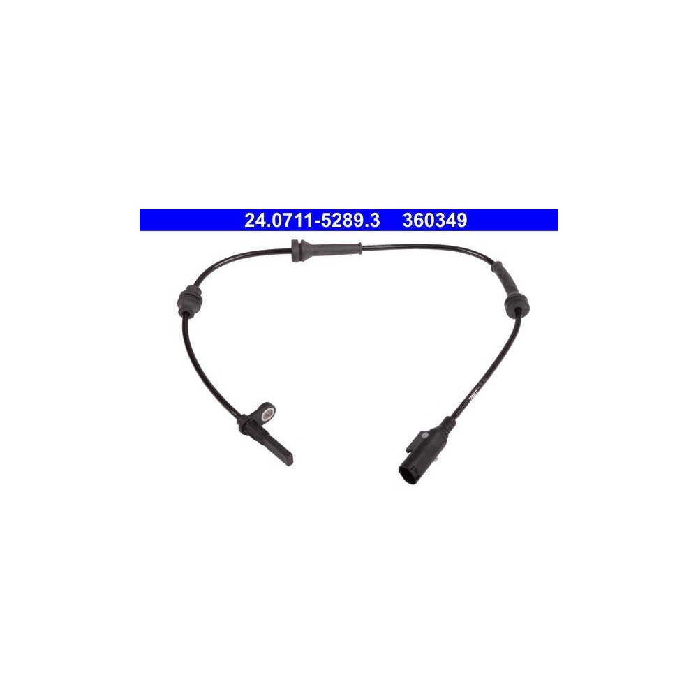 Sensor, Raddrehzahl ATE 24.0711-5289.3 f&uuml;r FIAT, Hinterachse