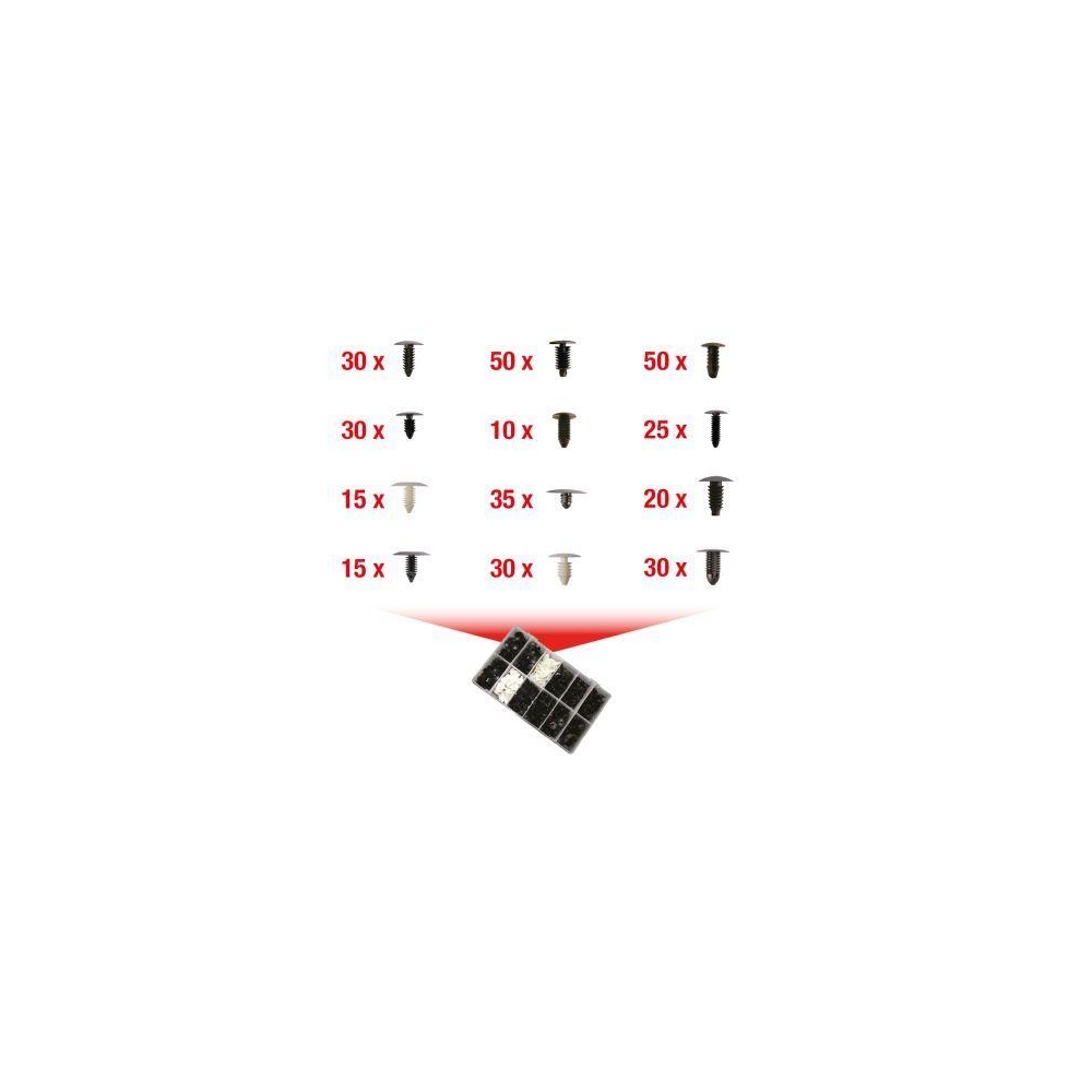 Halteclipsatz, Karosserie KS TOOLS 420.0900 für