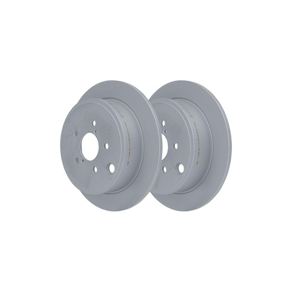 Bremsscheibe ATE 24.0110-0366.1 f&uuml;r SUBARU TOYOTA, Hinterachse