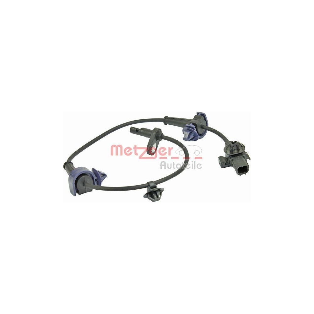 Sensor, Raddrehzahl METZGER 0900845 f&uuml;r HONDA IKA, Hinterachse rechts