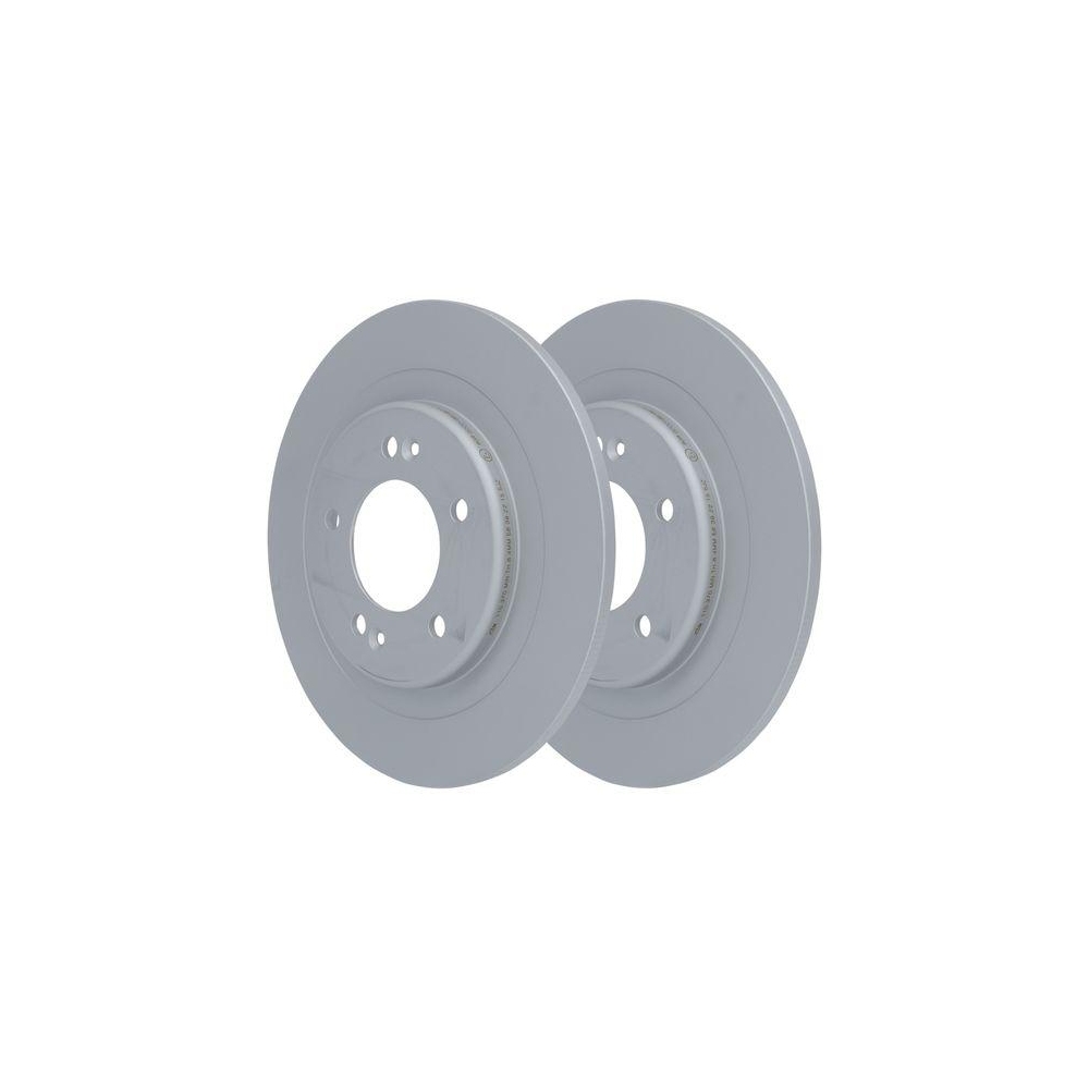 Bremsscheibe ATE 24.0110-0370.1 f&uuml;r HYUNDAI, Hinterachse