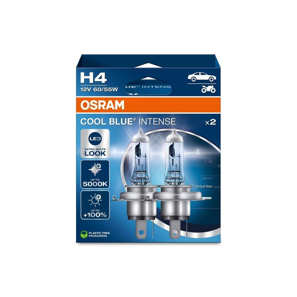 Glühlampe, Fernscheinwerfer ams-OSRAM 64193CBN-2HB COOL BLUE® INTENSE (Next Gen)