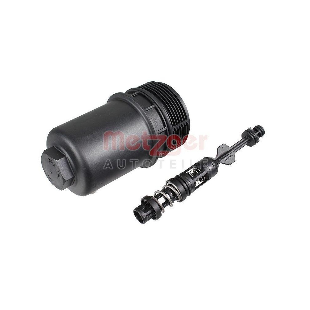 Deckel, &Ouml;lfiltergeh&auml;use METZGER 2370121 GREENPARTS f&uuml;r AUDI PORSCHE SEAT SKODA