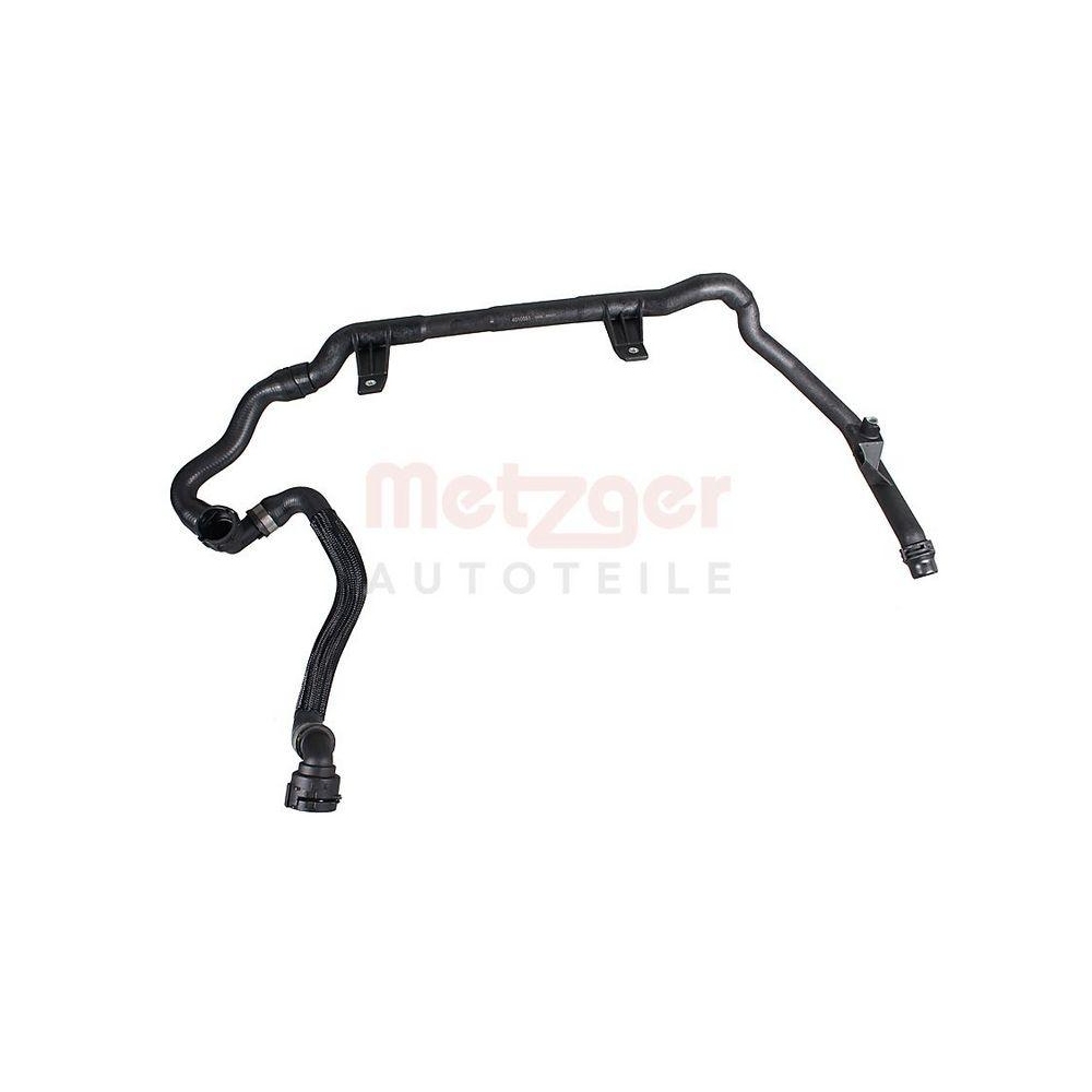 K&uuml;hlmittelrohrleitung METZGER AUTOTEILE 4010551 f&uuml;r BMW, Hauptausgleichsbeh&auml;lter