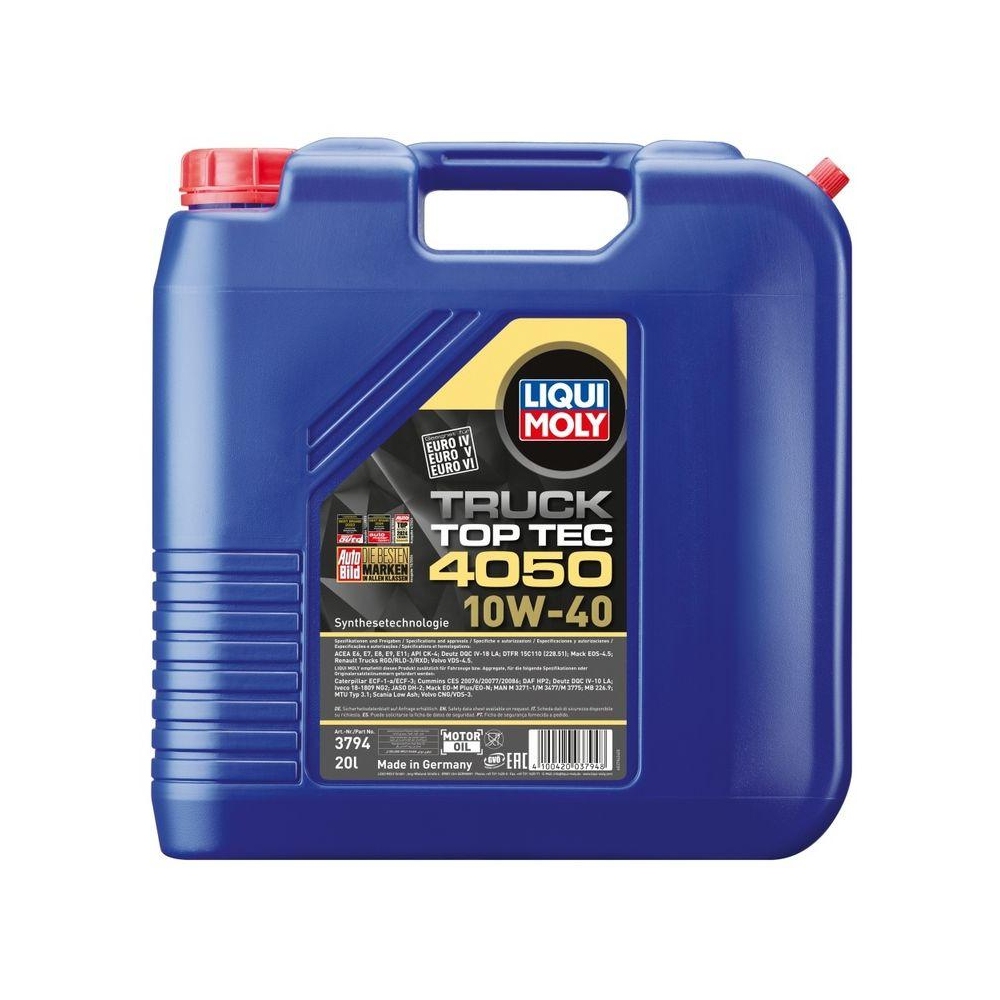 Motoröl LIQUI MOLY 3794 Top Tec Truck 4050 10W-40 für
