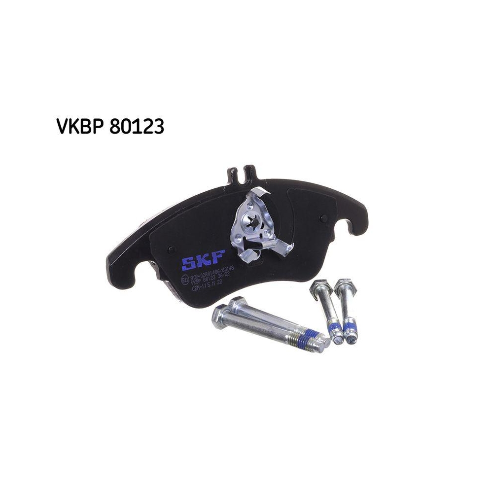 Bremsbelagsatz, Scheibenbremse SKF VKBP 80123 f&uuml;r MERCEDES-BENZ, Vorderachse