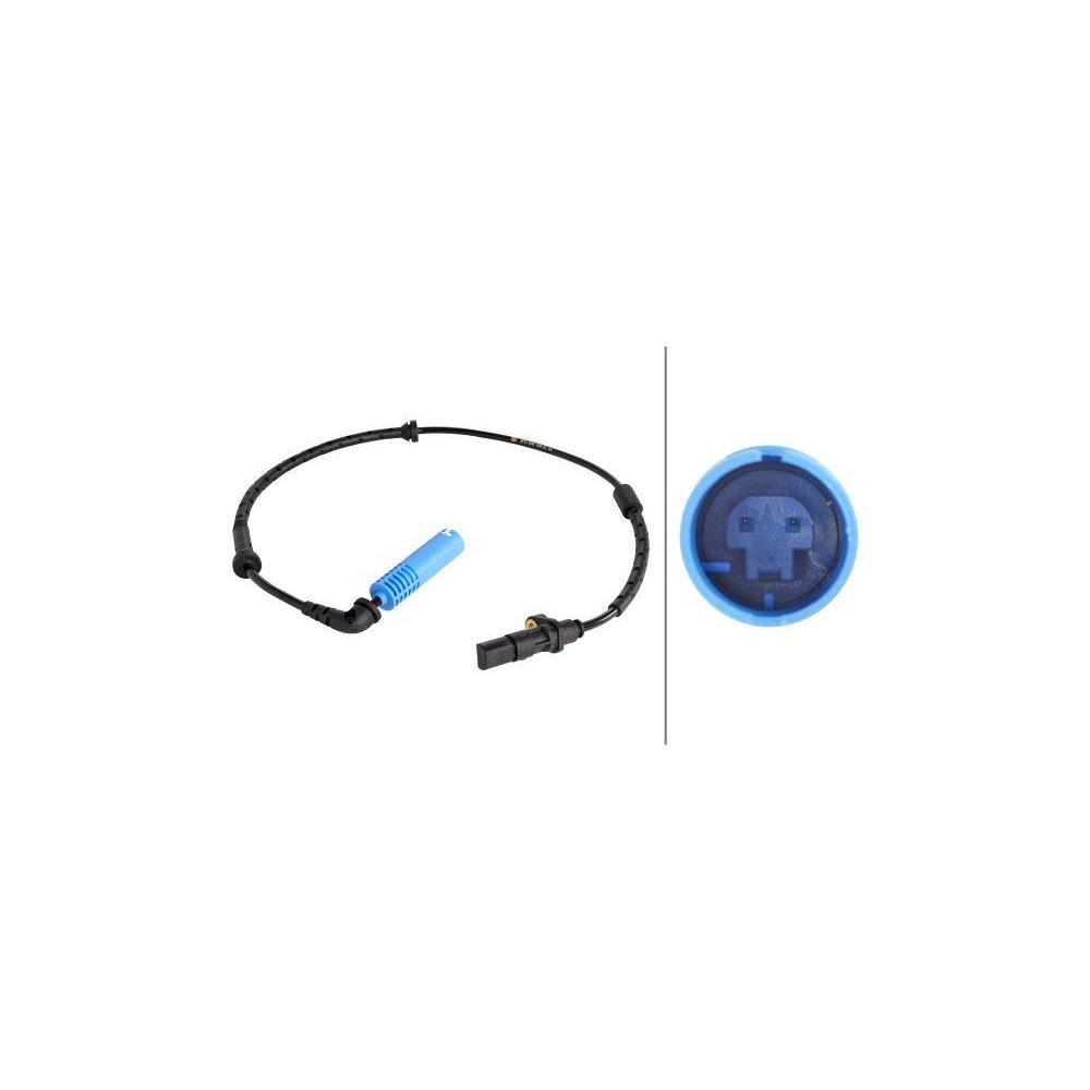 HELLA Sensor, Raddrehzahl 6PU 009 106-321 f&uuml;r BMW, Hinterachse