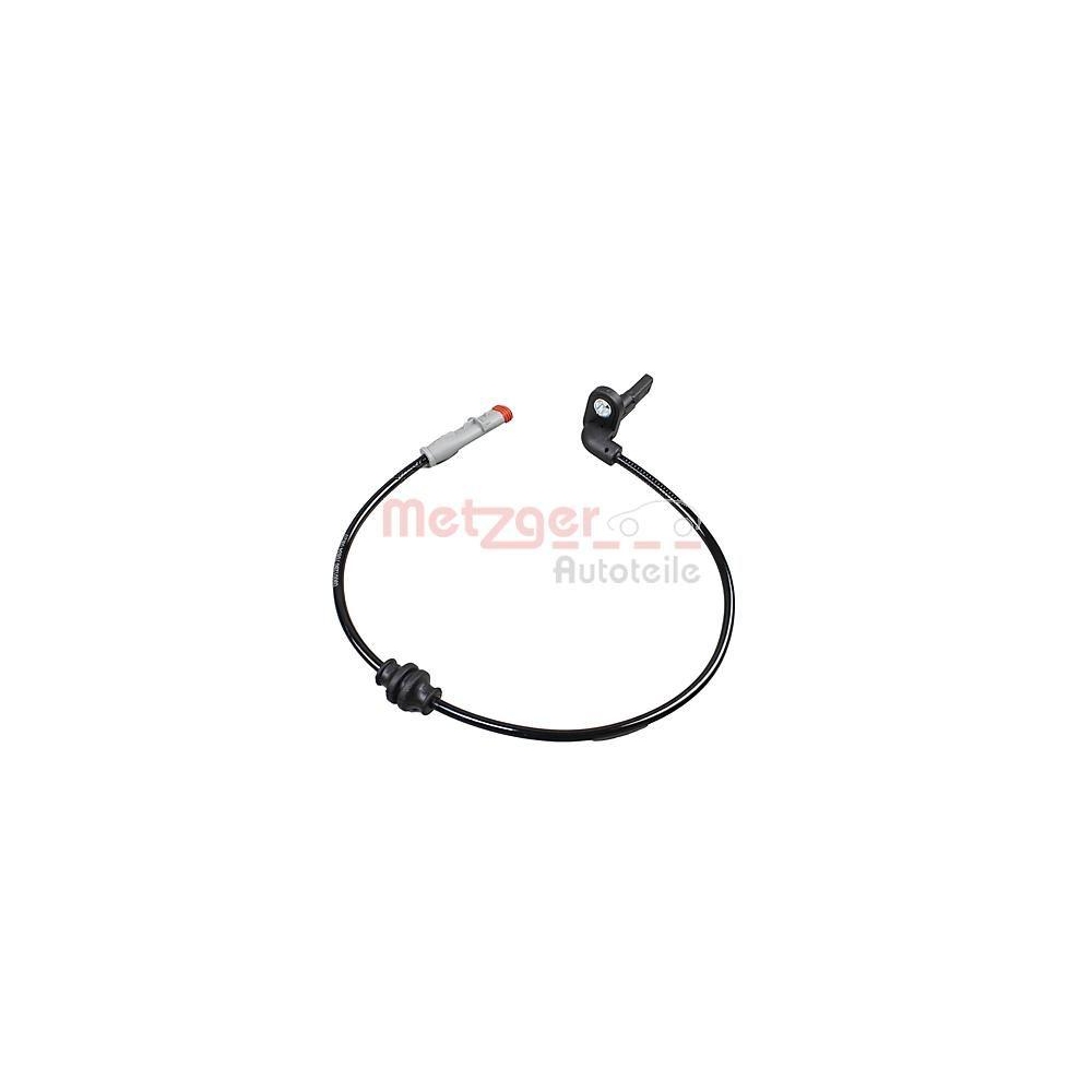 Sensor, Raddrehzahl METZGER 09001280 f&uuml;r OPEL GENERAL MOTORS, Vorderachse