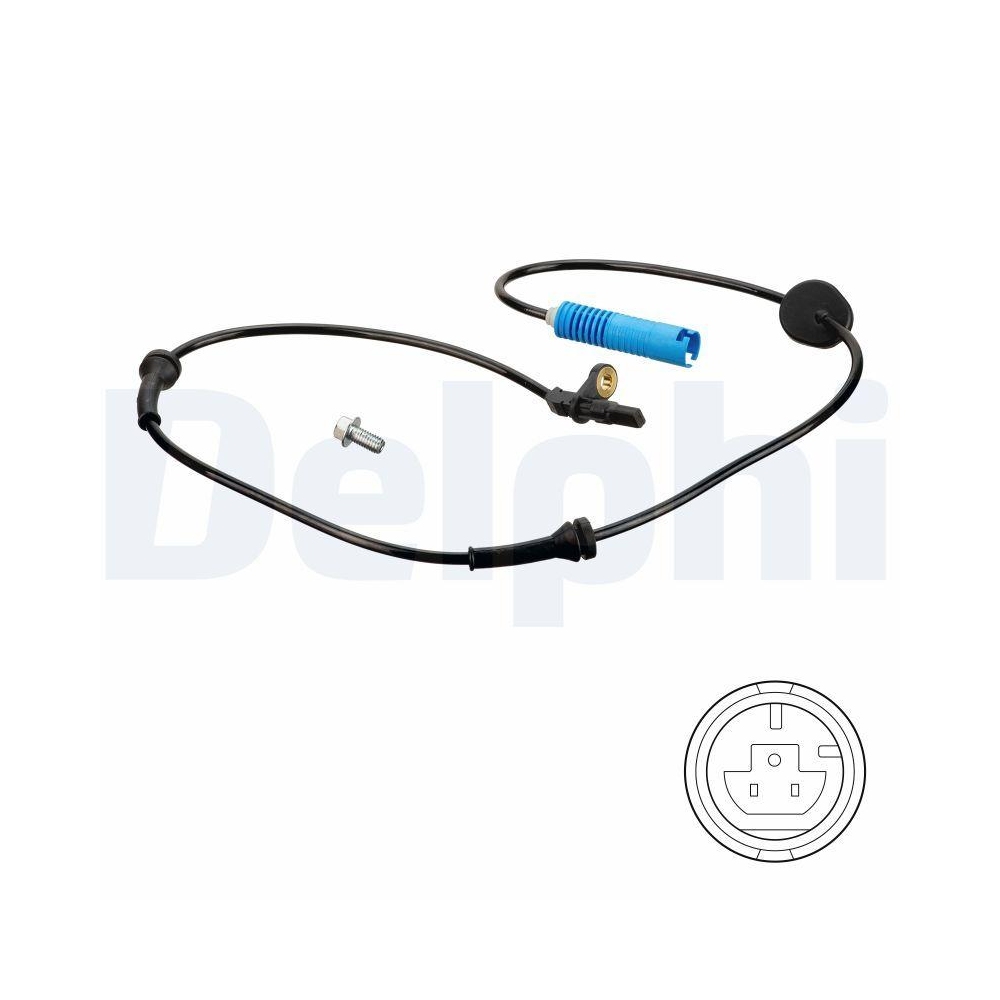 DELPHI SS20629 Sensor, Raddrehzahl f&uuml;r LAND ROVER, Vorderachse