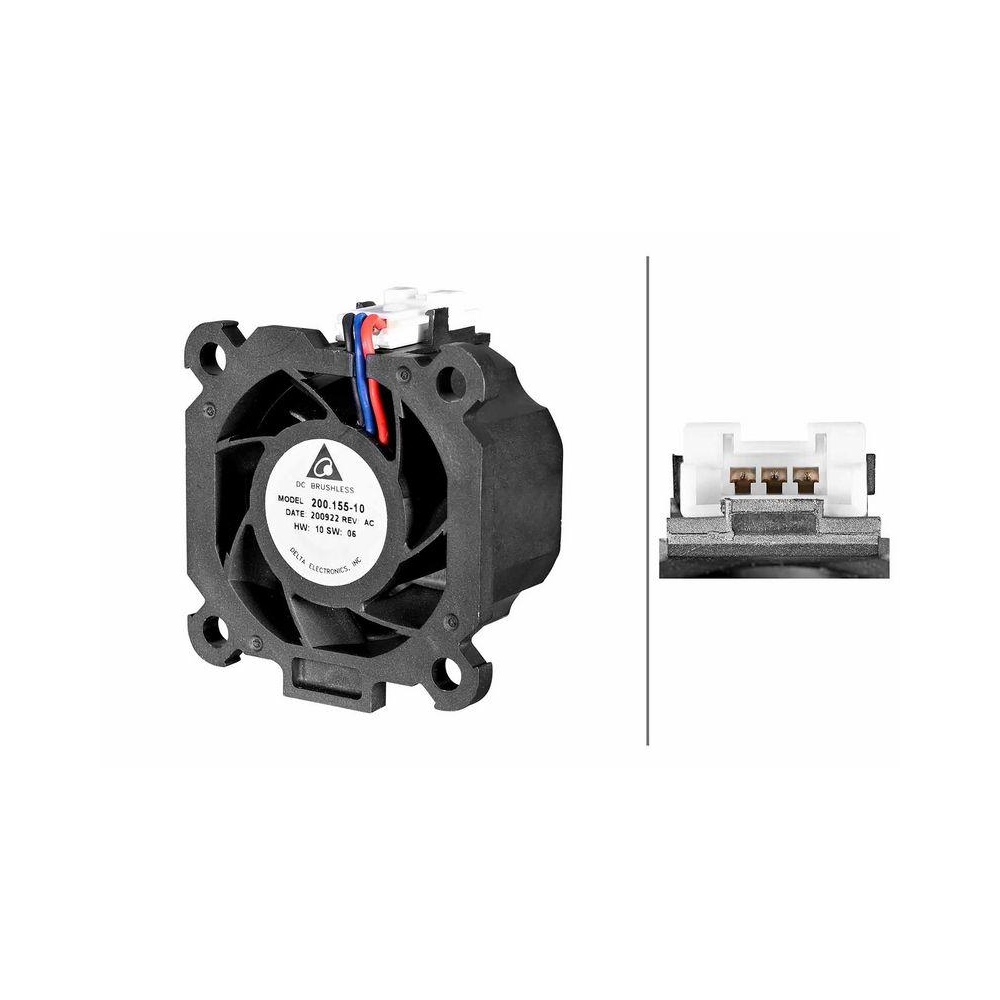 L&uuml;fter, Hauptscheinwerfer HELLA 9MN 200 155-101 f&uuml;r BMW