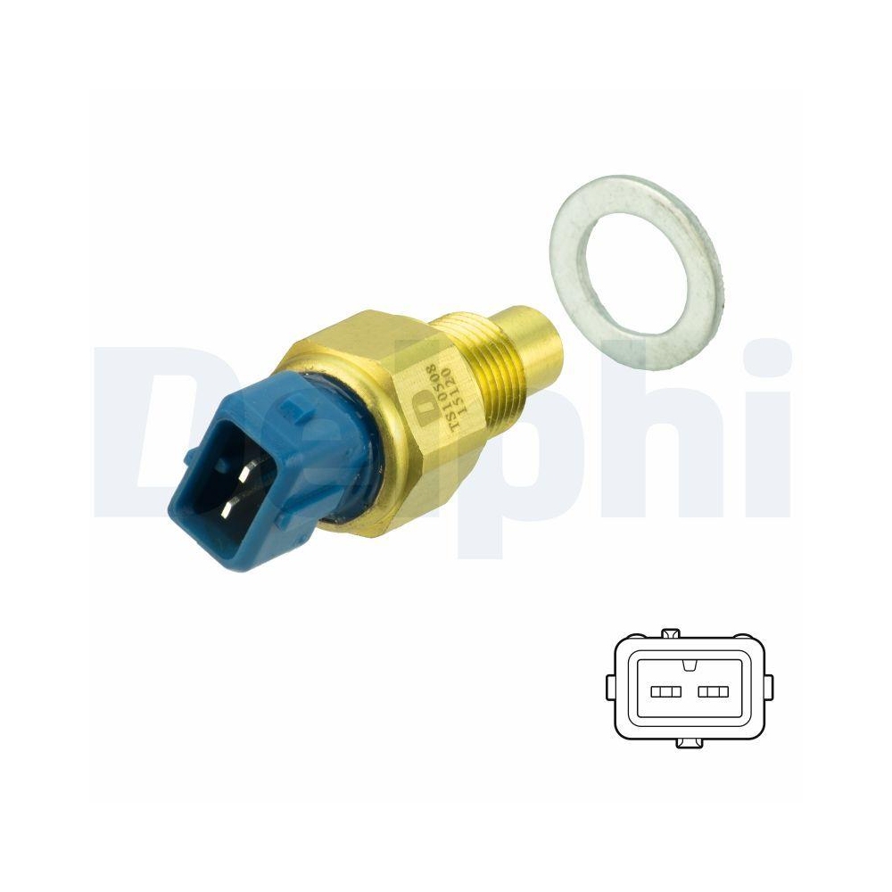 DELPHI TS10508 Sensor, K&uuml;hlmitteltemperatur f&uuml;r CITRO&Euml;N PEUGEOT