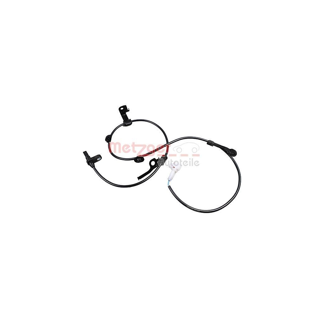 Sensor, Raddrehzahl METZGER 09001283 f&uuml;r TOYOTA, Vorderachse links