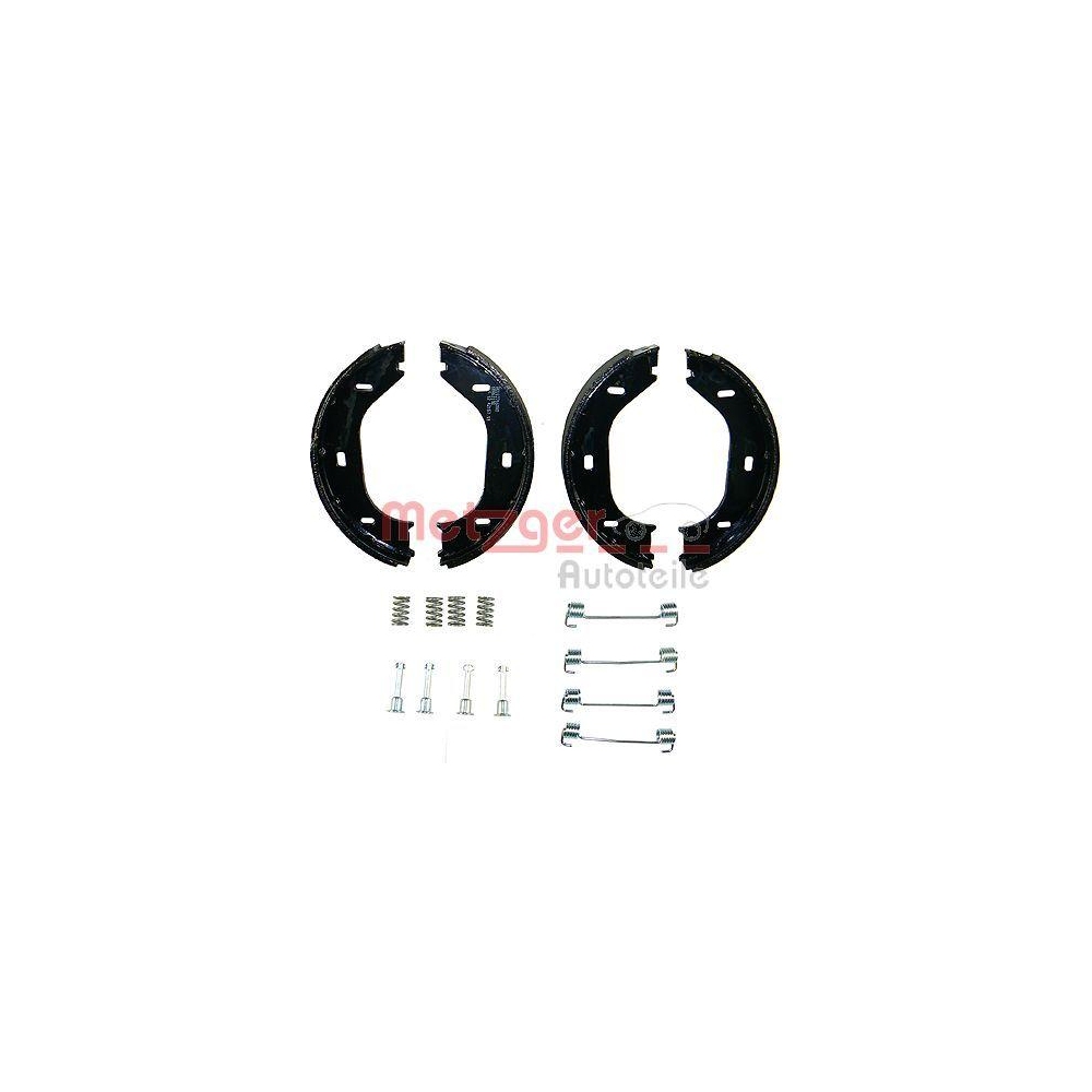 Bremsbackensatz, Feststellbremse METZGER KR 219 für BMW, Hinterachse links