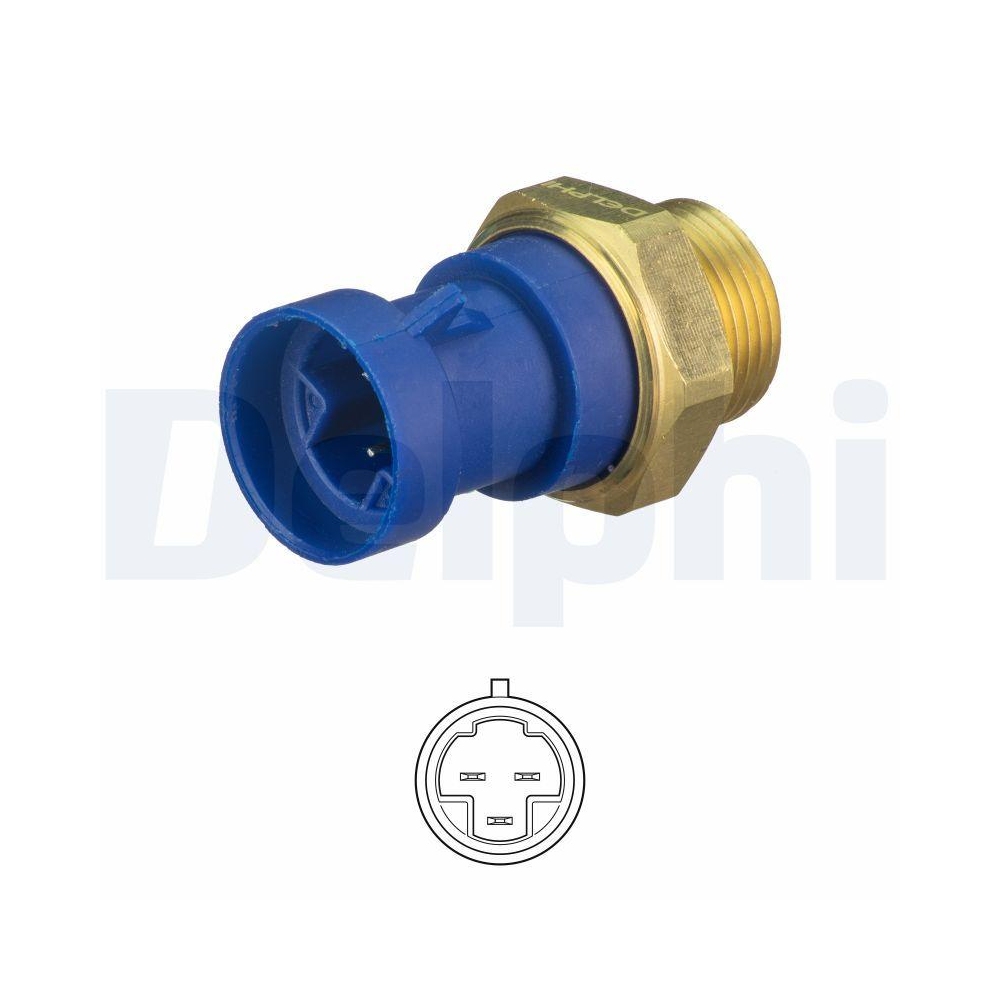 DELPHI TS10513 Temperaturschalter, K&uuml;hlerl&uuml;fter f&uuml;r ALFA ROMEO FIAT LANCIA