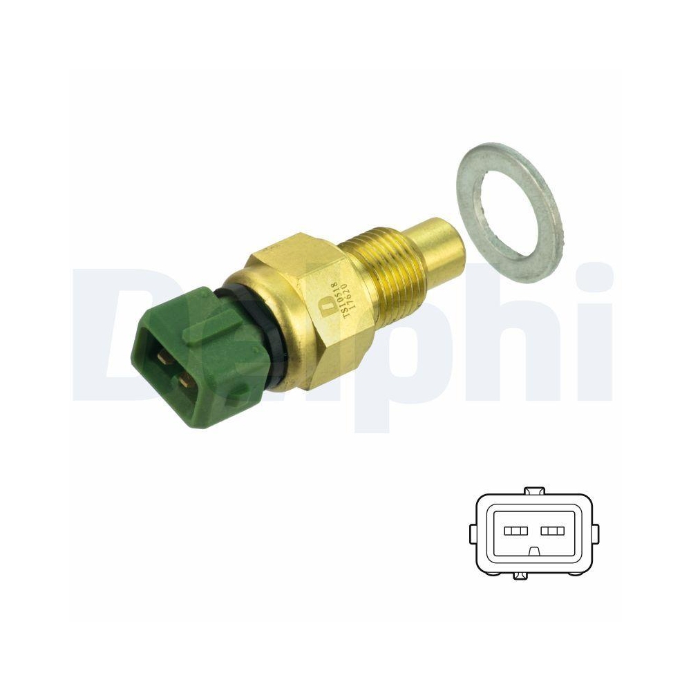 DELPHI TS10518 Sensor, K&uuml;hlmitteltemperatur f&uuml;r CITRO&Euml;N PEUGEOT