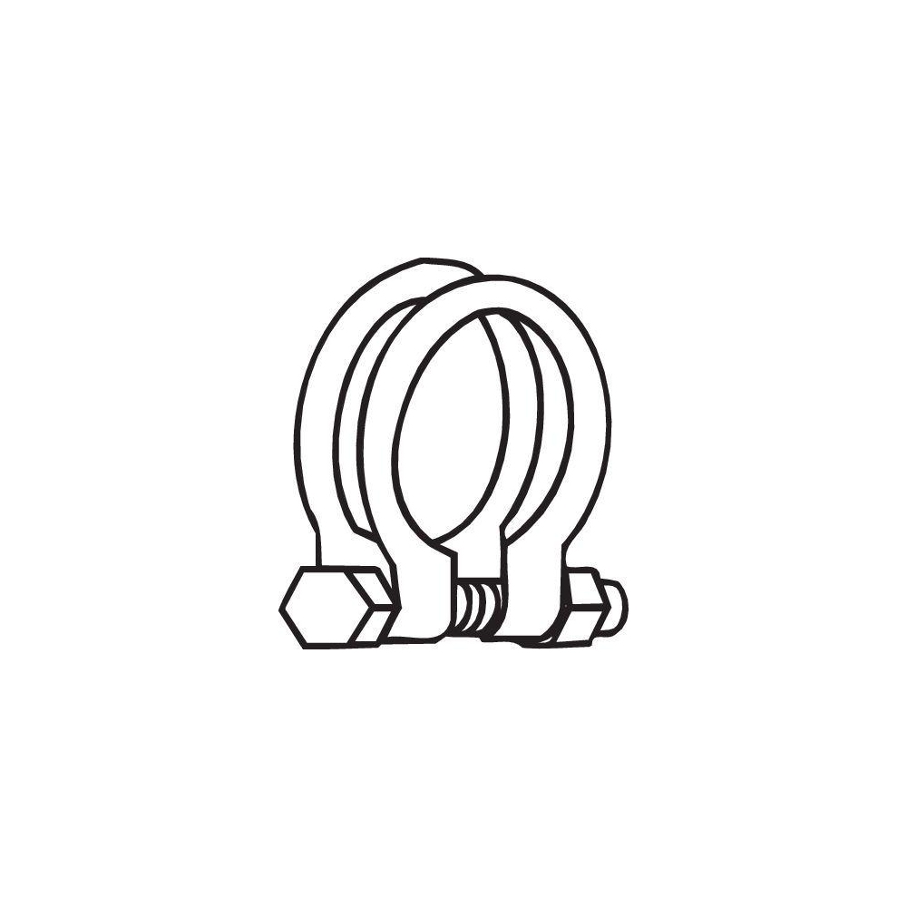 Klemmstück, Abgasanlage BOSAL 250-461 für