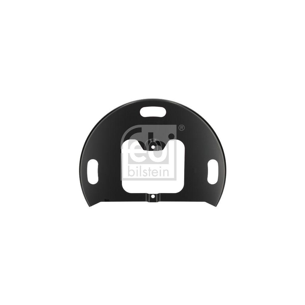 FEBI BILSTEIN Spritzblech, Bremsscheibe 197166 f&uuml;r IVECO, Vorderachse links