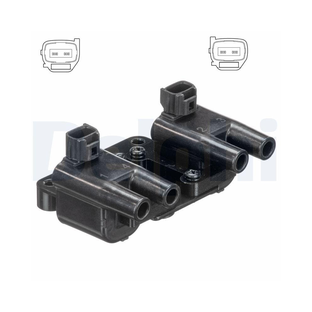 DELPHI GN10581-12B1 Z&uuml;ndspule f&uuml;r CHEVROLET DAEWOO HITACHI