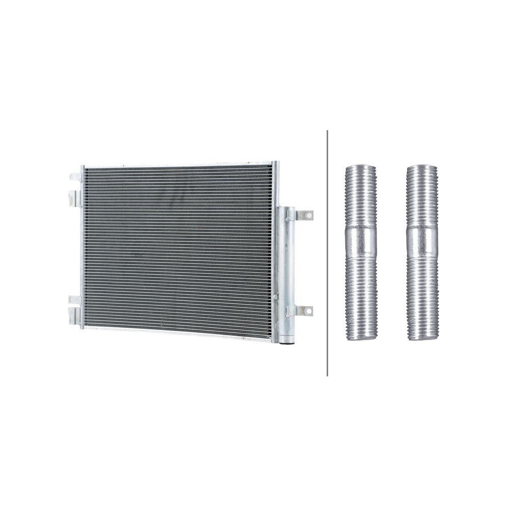 HELLA Kondensator, Klimaanlage 8FC 366 220-161 >>> Easy2Fit <<< für OPEL