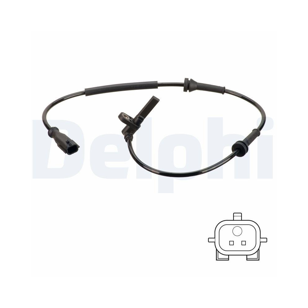 DELPHI SS20839 Sensor, Raddrehzahl f&uuml;r RENAULT, Vorderachse