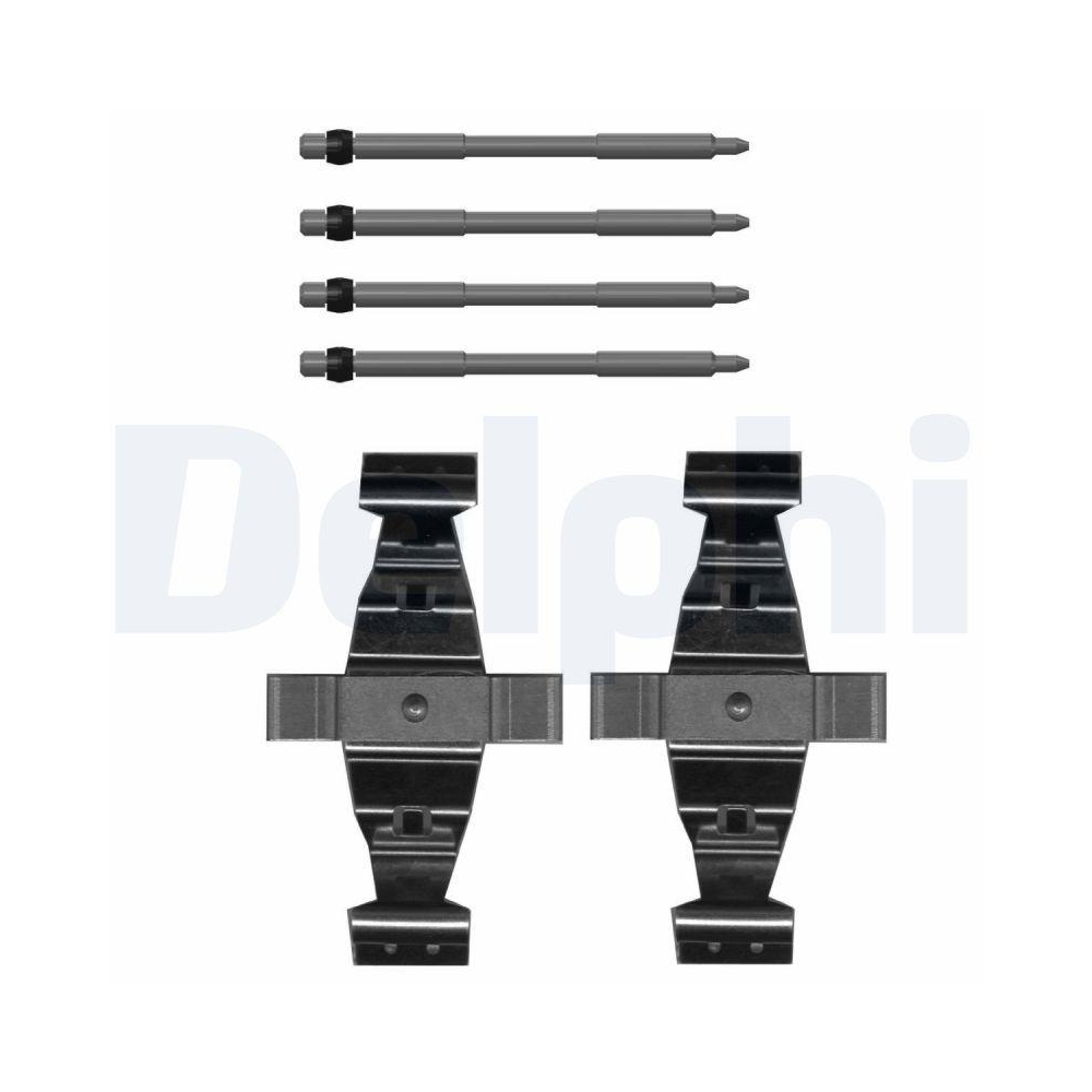 DELPHI LX0749 Zubeh&ouml;rsatz, Scheibenbremsbelag f&uuml;r MERCEDES-BENZ, Vorderachse