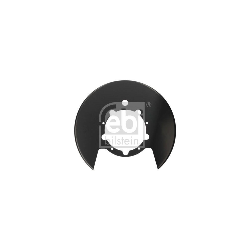 FEBI BILSTEIN Spritzblech, Bremsscheibe 197168 f&uuml;r IVECO, Hinterachse links