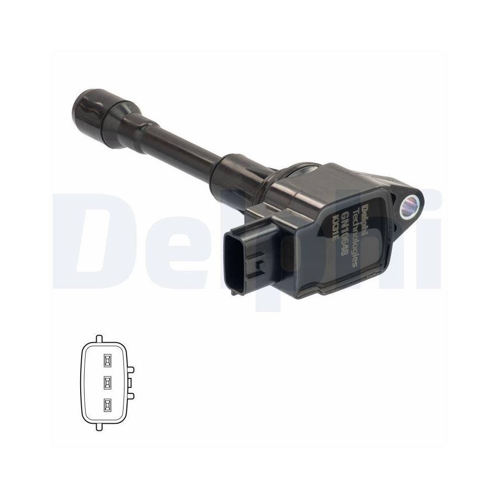 DELPHI GN10648-12B1 Z&uuml;ndspule f&uuml;r NISSAN RENAULT DATSUN NISSAN (ZHENGZHOU)