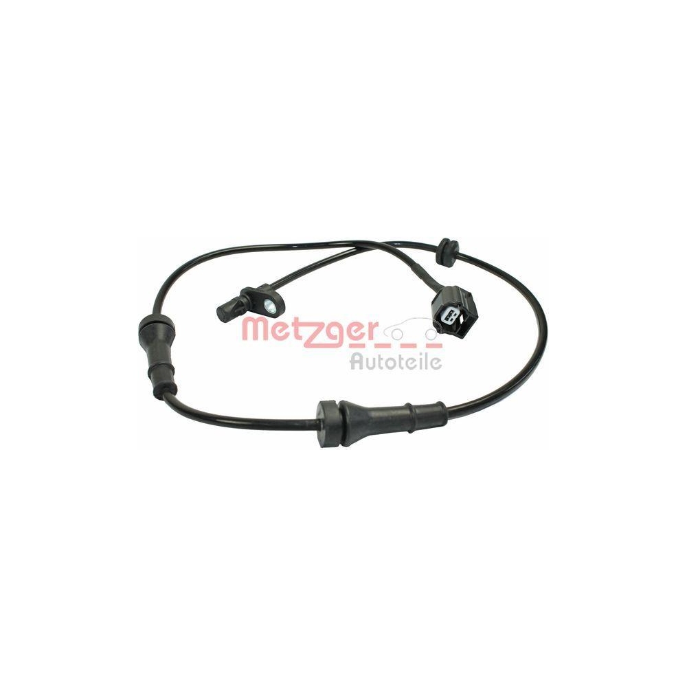 Sensor, Raddrehzahl METZGER 0900868 f&uuml;r NISSAN, Hinterachse links
