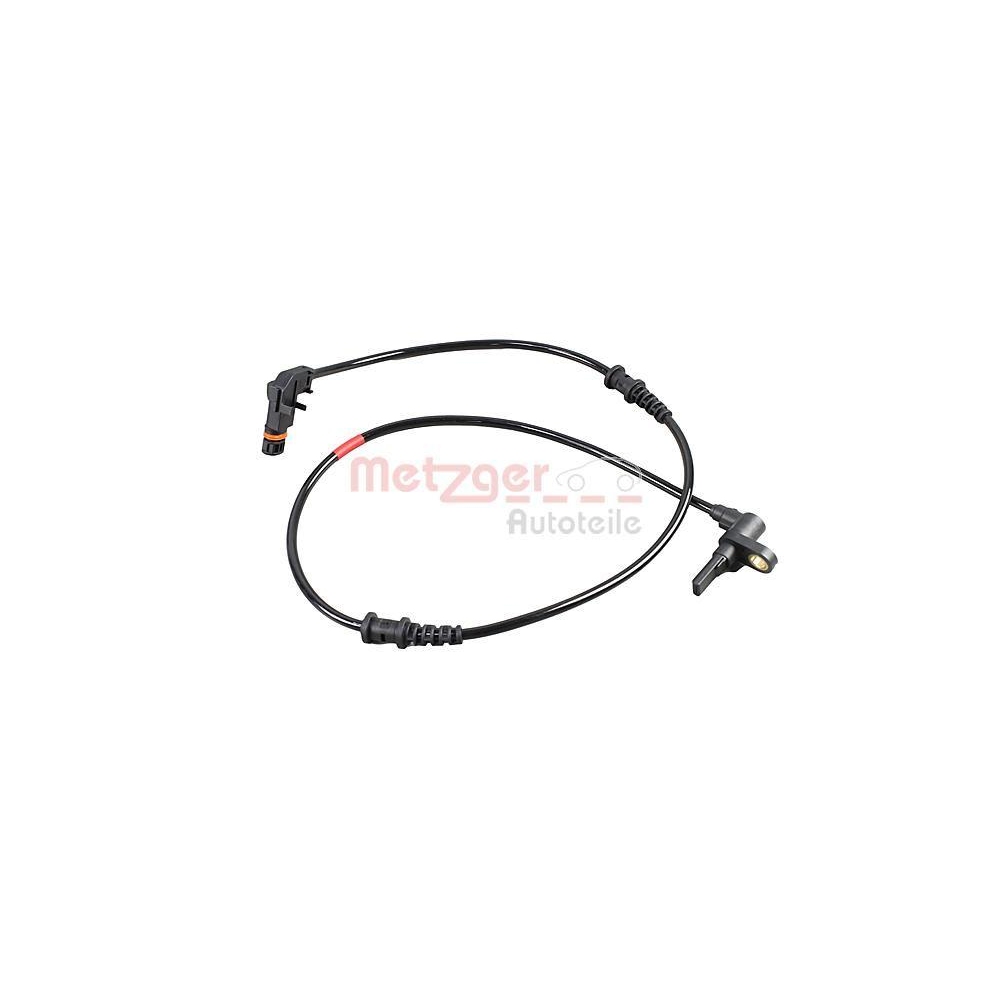 Sensor, Raddrehzahl METZGER 09001290 f&uuml;r MERCEDES-BENZ, Vorderachse