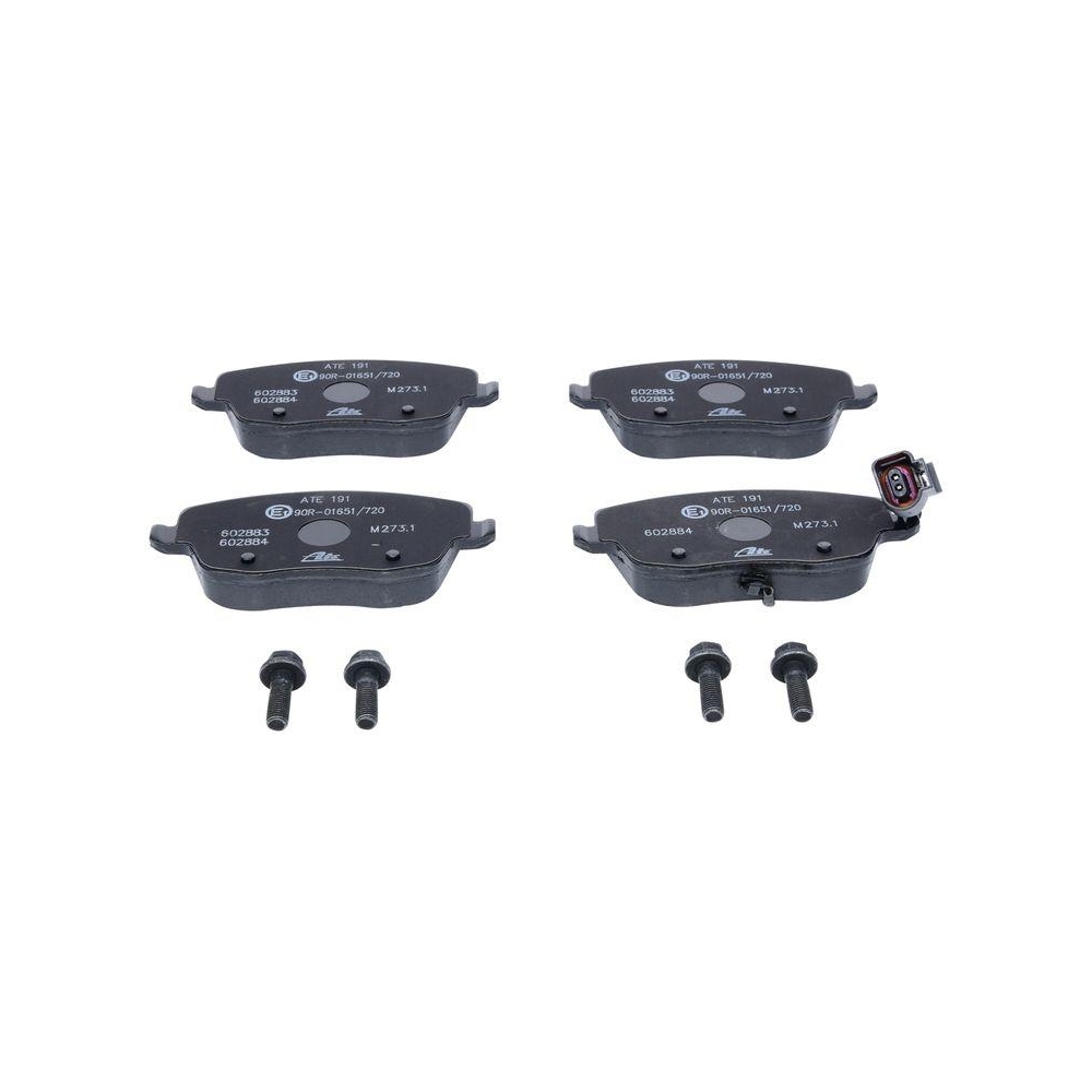 Bremsbelagsatz, Scheibenbremse ATE 13.0460-2884.2 f&uuml;r SEAT SKODA VAG